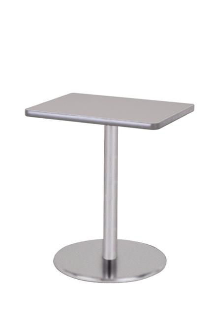 マルチ角テーブル 天板シルバー600×450