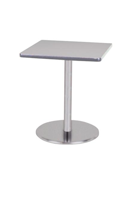 マルチ角テーブル<br>天板シルバー600×600